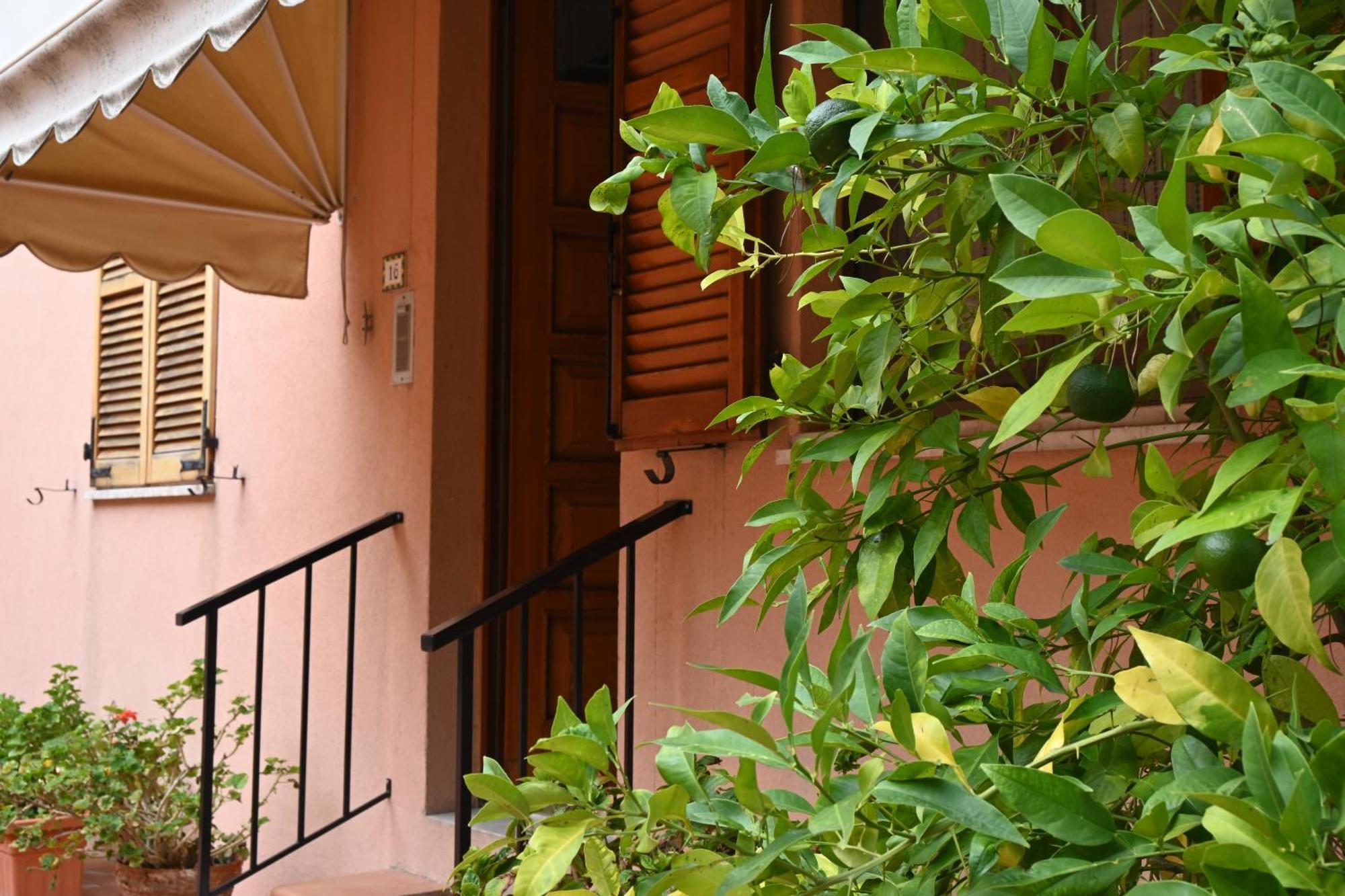 N080 - Numana, Bilocale Con Terrazzo In Centro Apartment Sirolo Bagian luar foto
